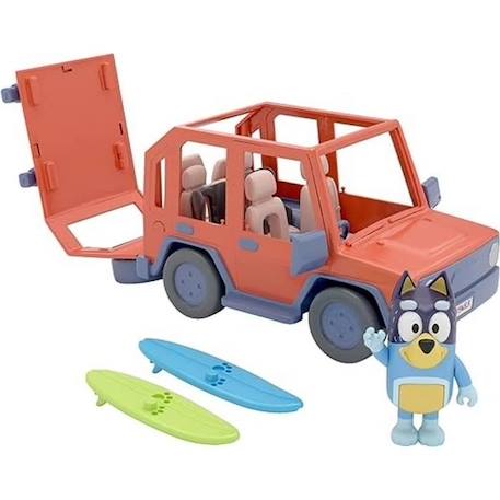 Véhicule familial 4x4 Bluey - MOOSE TOYS - Bandit et accessoires inclus ORANGE 4 - vertbaudet enfant 