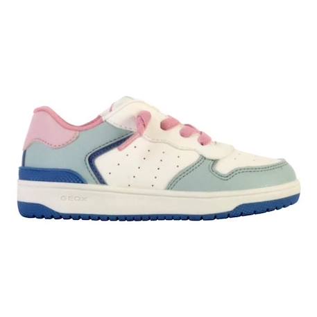 Basket à Lacets Junior Geox Washiba - Blanc/Ice BLANC 2 - vertbaudet enfant 