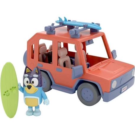 Véhicule familial 4x4 Bluey - MOOSE TOYS - Bandit et accessoires inclus ORANGE 1 - vertbaudet enfant 