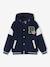 Blouson teddy à capuche amovible garçon marine 4 - vertbaudet enfant 