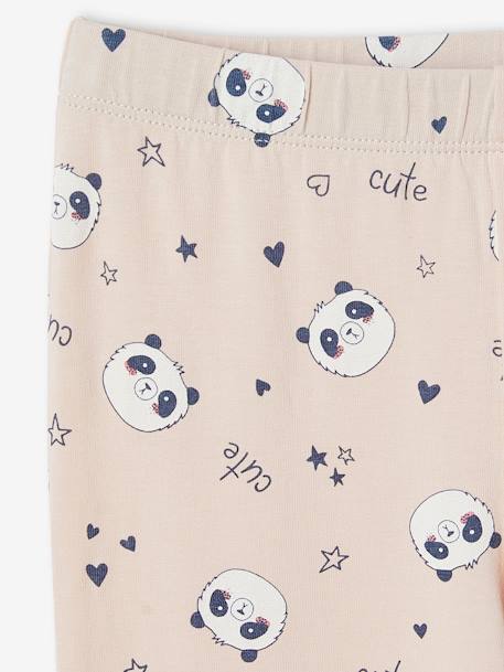 Lot de 2 chemises de nuit motif panda + leggings fille rose pâle 8 - vertbaudet enfant 