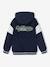 Blouson teddy à capuche amovible garçon marine 6 - vertbaudet enfant 