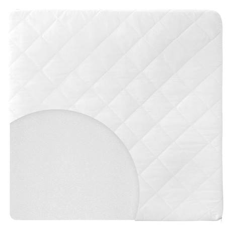 Matelas pour Parc Bébé ROBA - 100 x 100 cm - Déhoussable - Blanc BLANC 1 - vertbaudet enfant 