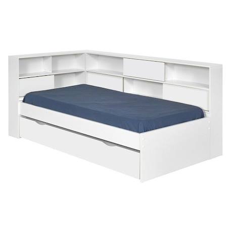 Pack lit cosy avec matelas 90x190 cm Play blanc - AKITEN RETAIL BLANC 1 - vertbaudet enfant 