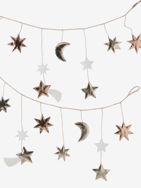 Guirlande de Noël Lune et Etoiles Or or 5 - vertbaudet enfant 