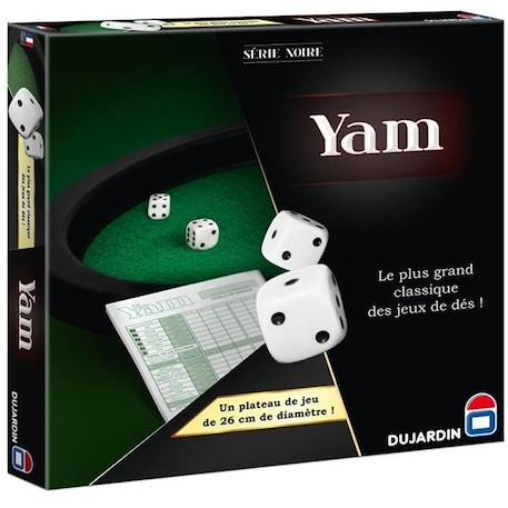 SERIE NOIRE YAM 420 - Jeu de dés - DUJARDIN - Lancez les dés et remplissez votre feuille de marque dans ce grand classique ! BLANC 2 - vertbaudet enfant 