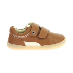 KICKERS Baskets basses Kickboost camel  - vertbaudet enfant