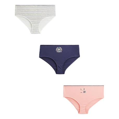 Fille-Sous-vêtement-Culotte-Lot de 3 culottes fille Saona