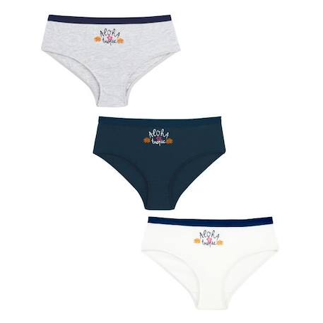 Lot de 3 culottes fille Sakura BLEU 1 - vertbaudet enfant 