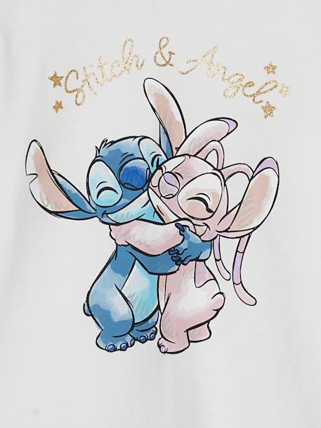 Tee-shirt Disney® Stitch & Angel Fille écru 3 - vertbaudet enfant 