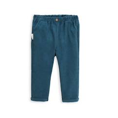 Bébé-Pantalon, jean-Pantalon bébé en velours côtelé - PETIT BEGUIN - Marceau - Bleu - Garçon