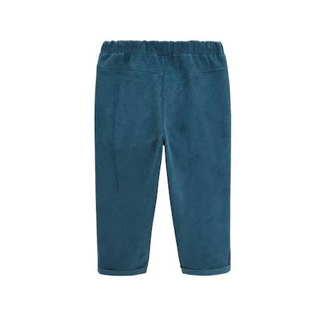 Pantalon bébé en velours côtelé - PETIT BEGUIN - Marceau - Bleu - Garçon BLEU 2 - vertbaudet enfant 