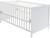 ROBA Lit Bébé Évolutif 70x140 - Réglable en Hauteur - 3 Barreaux Amovibles - Coins de Transformation Inclus - Bois Blanc BLANC 1 - vertbaudet enfant 