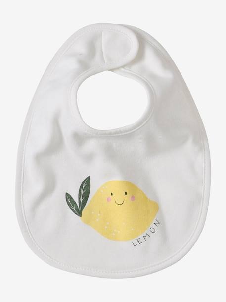 Lot de 7 bavoirs naissance en coton bio* vertbaudet Hérisson+multicolore+rose pâle+Tanzanie+vert d'eau 12 - vertbaudet enfant 