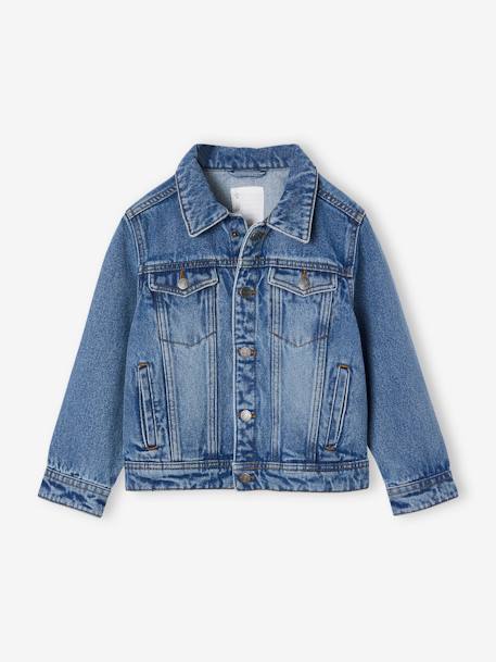 Veste en jean garçon stone 1 - vertbaudet enfant 