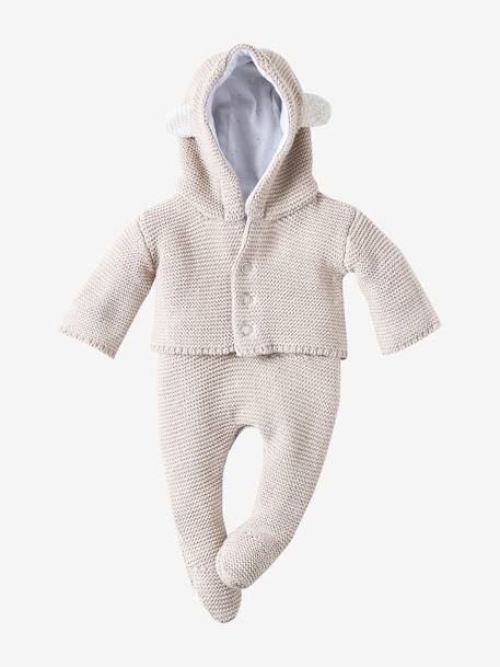 Ensemble 3 pièces vêtements pour poupon beige 7 - vertbaudet enfant 