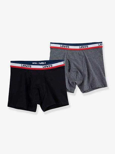 Lot de 2 boxers Sportswear Logo LEVI'S noir 1 - vertbaudet enfant 