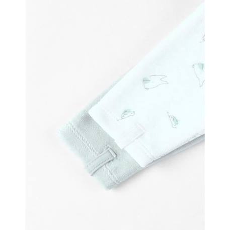 Set de 2 Pyjamas bébé, Velours BLANC 4 - vertbaudet enfant 