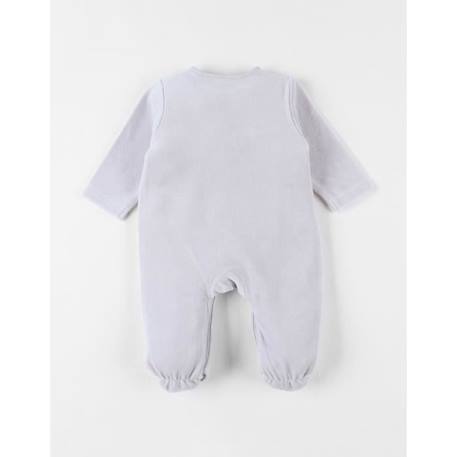 Pyjama en velours côtelé, ours GRIS 2 - vertbaudet enfant 