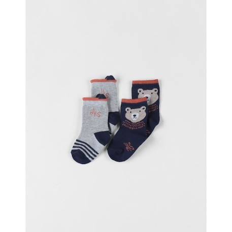 Bébé-Chaussettes, Collants-Set de 2 paires de chaussettes en tricot