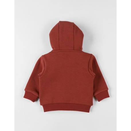 Veste sweat à capuche, Sweatoloudoux ROUGE 2 - vertbaudet enfant 