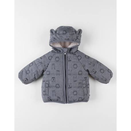 Veste déperlante, Groloudoux et Sherpa GRIS+GRIS 4 - vertbaudet enfant 