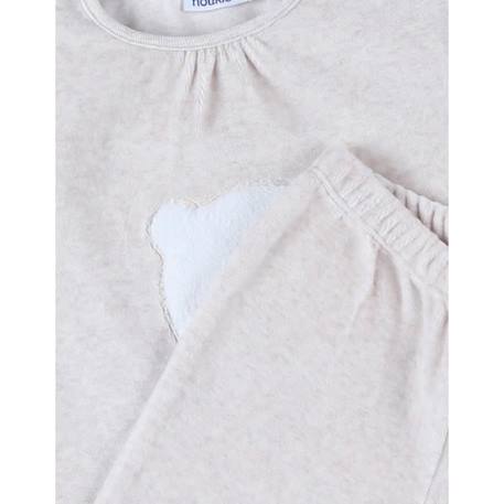 Pyjama en velours côtelé, lion BEIGE 4 - vertbaudet enfant 