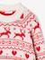 Pull jacquard Noël détails en fil brillant fille écru 3 - vertbaudet enfant 