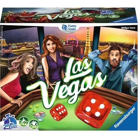 Las Vegas Jeu d'ambiance Ravensburger ROUGE 1 - vertbaudet enfant 