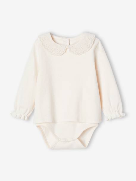 Lot 2 bodies tee-shirt bébé en coton bio rose 3 - vertbaudet enfant 