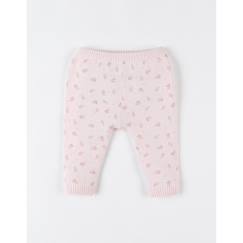 Bébé-Pantalon, jean-Legging imprimé végétal en tricot bio fin, clair