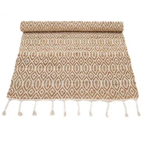 Tapis Coton&Jute Sierra par Nattiot - Blanc - 110 x 170 cm BLANC 4 - vertbaudet enfant 