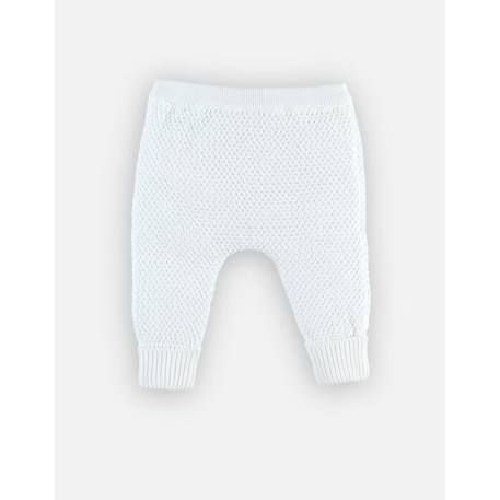 Legging tricot BIO BLANC 3 - vertbaudet enfant 