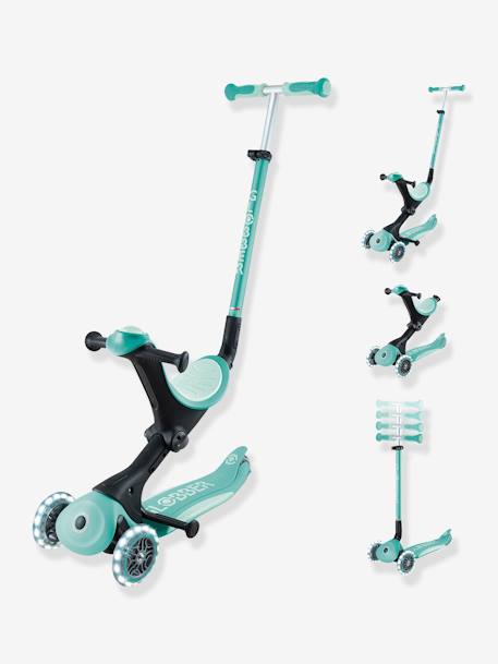 Trottinette Evolutive GO UP DELUXE LIGHT - GLOBBER menthe+rose poudré 1 - vertbaudet enfant 