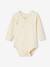 Lot 5 bodies manches longues bébé ouverture naissance en coton bio beige 6 - vertbaudet enfant 