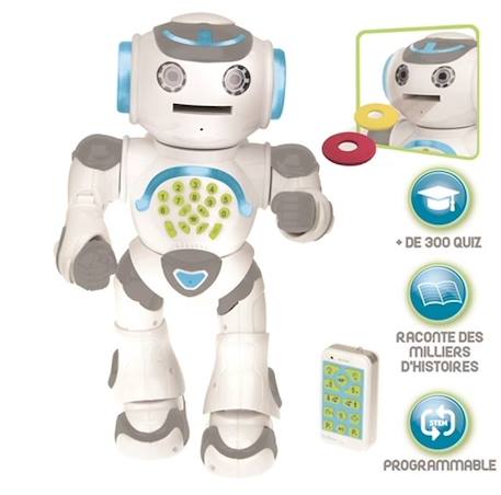 POWERMAN® MAX  Mon Robot Ludo-Éducatif avec Fabrique à Histoires  et Télécommande (Français) BLANC 2 - vertbaudet enfant 