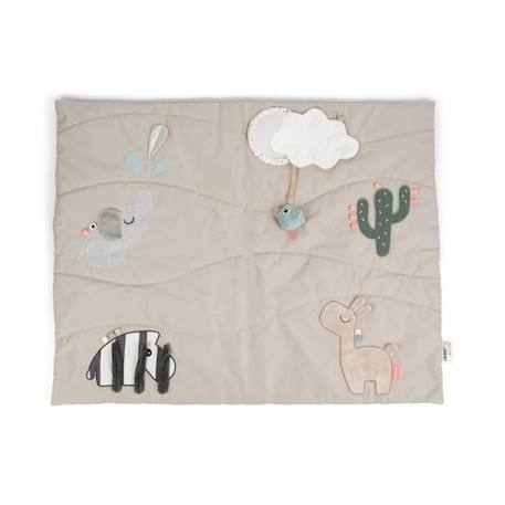 Tapis d'éveil sensoriel Deer friends Sable par Done By Deer - Rose - 100 x 80 cm ROSE 1 - vertbaudet enfant 