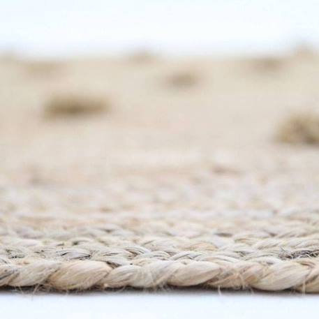 Tapis enfant Siska tressé main en jute naturel Ø140 - Nattiot BEIGE 4 - vertbaudet enfant 