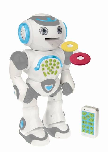 POWERMAN® MAX  Mon Robot Ludo-Éducatif avec Fabrique à Histoires  et Télécommande (Français) BLANC 1 - vertbaudet enfant 