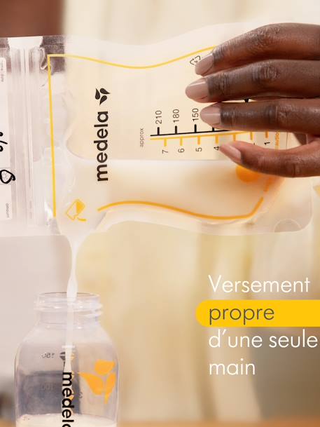 Sachets de conservation pour lait maternel X25 MEDELA transparent 3 - vertbaudet enfant 