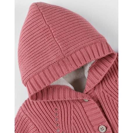 Mantelet en tricot, blush ROSE 3 - vertbaudet enfant 