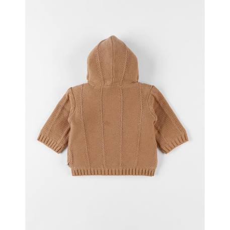 Mantelet en tricot, caramel BEIGE 2 - vertbaudet enfant 