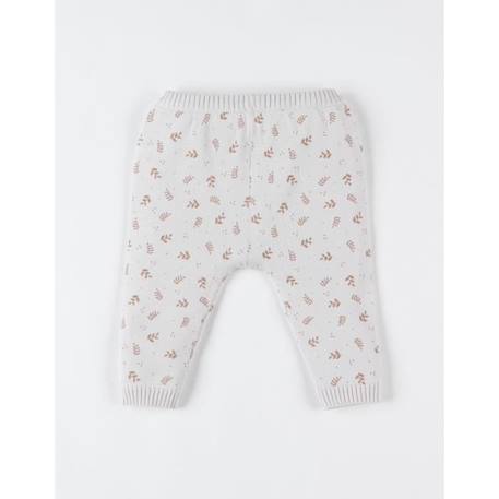 Legging en tricot bio fin BEIGE 3 - vertbaudet enfant 