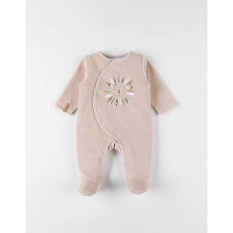 Pyjama en velours côtelé, lion BEIGE+BEIGE 5 - vertbaudet enfant 