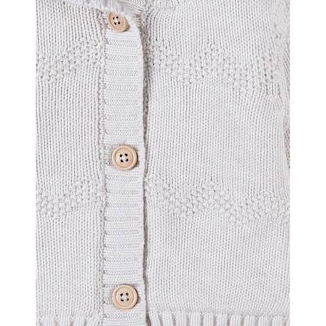 Mantelet en tricot, chiné/paillettes BEIGE 3 - vertbaudet enfant 