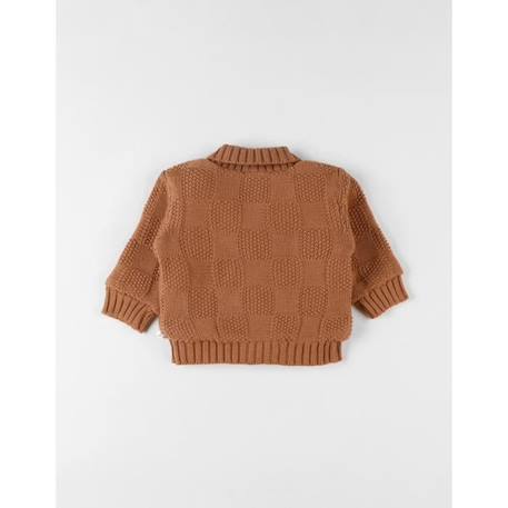 Mantelet en tricot, caramel MARRON 2 - vertbaudet enfant 