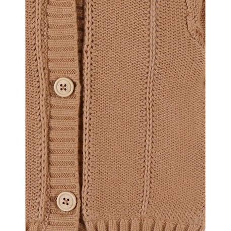 Mantelet en tricot, caramel BEIGE 3 - vertbaudet enfant 