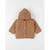 Mantelet en tricot, caramel BEIGE 1 - vertbaudet enfant 