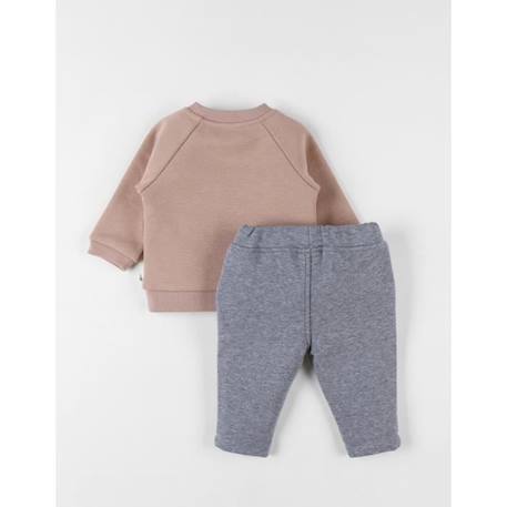 Set sweatshirt + jogging, hérisson BEIGE 2 - vertbaudet enfant 