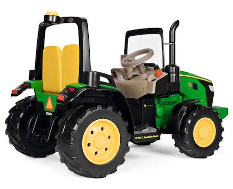 Tracteur électrique John Deere Dual Force - PEG PEREGO VERT 1 - vertbaudet enfant 